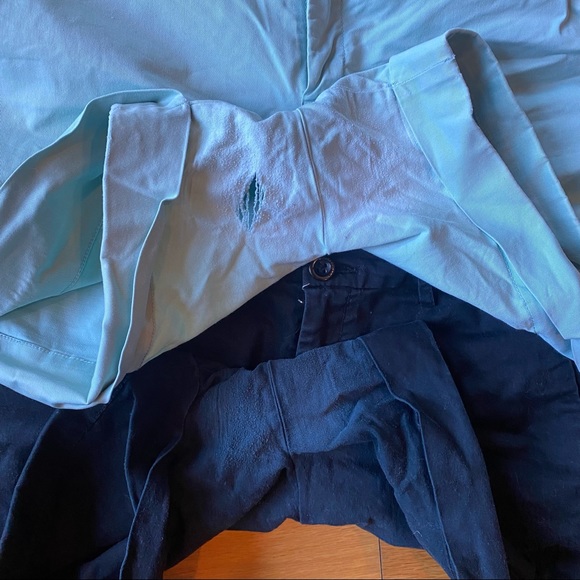 Paper Boy Chino Shorts 32 Black & Teal Lot - Picture 3 of 4